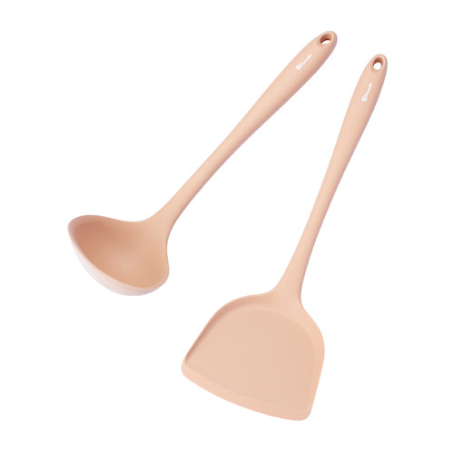 博朗菲耐高温食品级硅胶铲硅胶勺防滑不伤锅面铲不粘锅铲菜铲汤勺