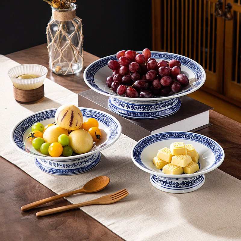 青花瓷餐具盘子商用餐饮店创意饭店炒菜盘自助快餐店餐盘凉菜盘,餐饮具,酒店餐具,淘宝优惠券,粉丝福利购,淘宝优惠卷