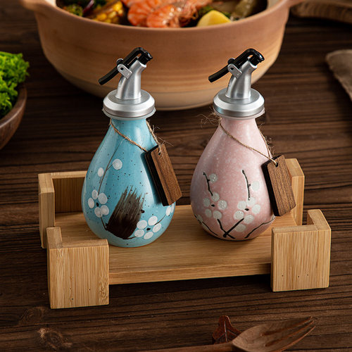 陶瓷酱醋小瓶带木塞小酒瓶