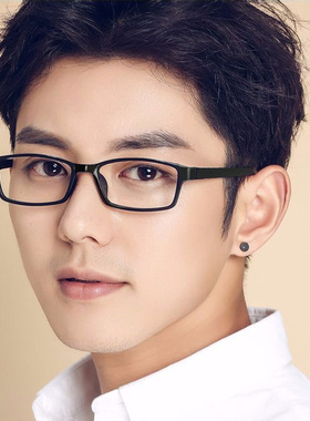 防蓝光眼镜护目镜复古成品近视眼镜男女时尚有度数小窄超轻眼镜框