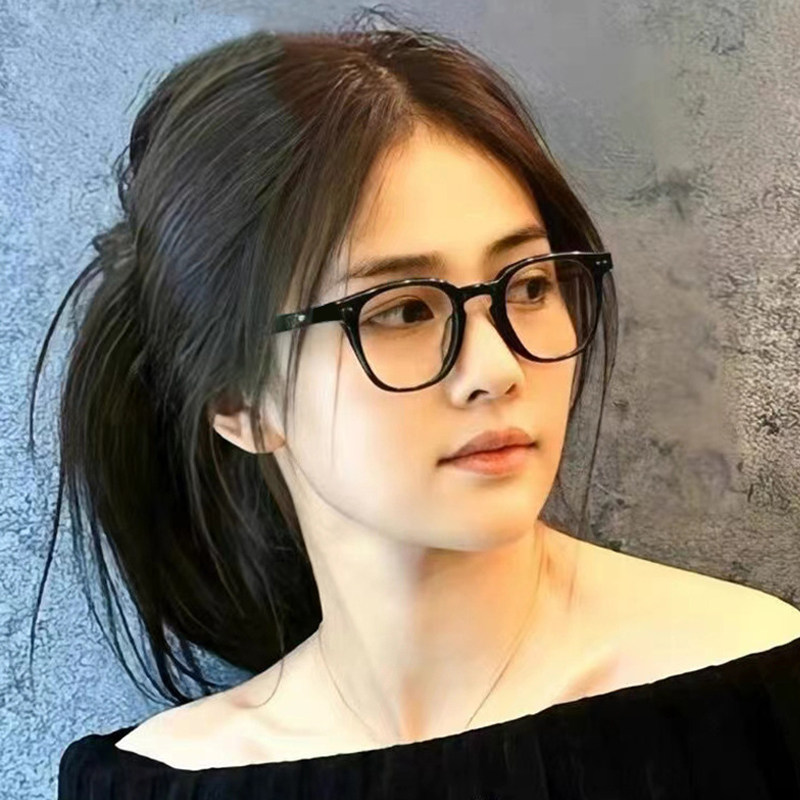 韩版复古小黑框防蓝光眼镜护目镜女网红素颜百搭平光镜近视镜框男