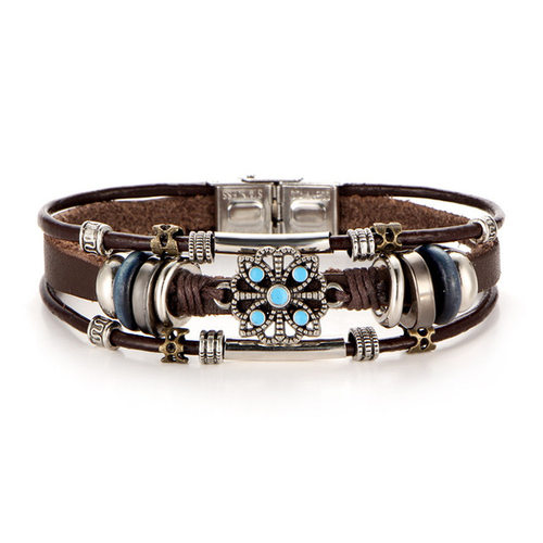 Vintage flower Turquoise men