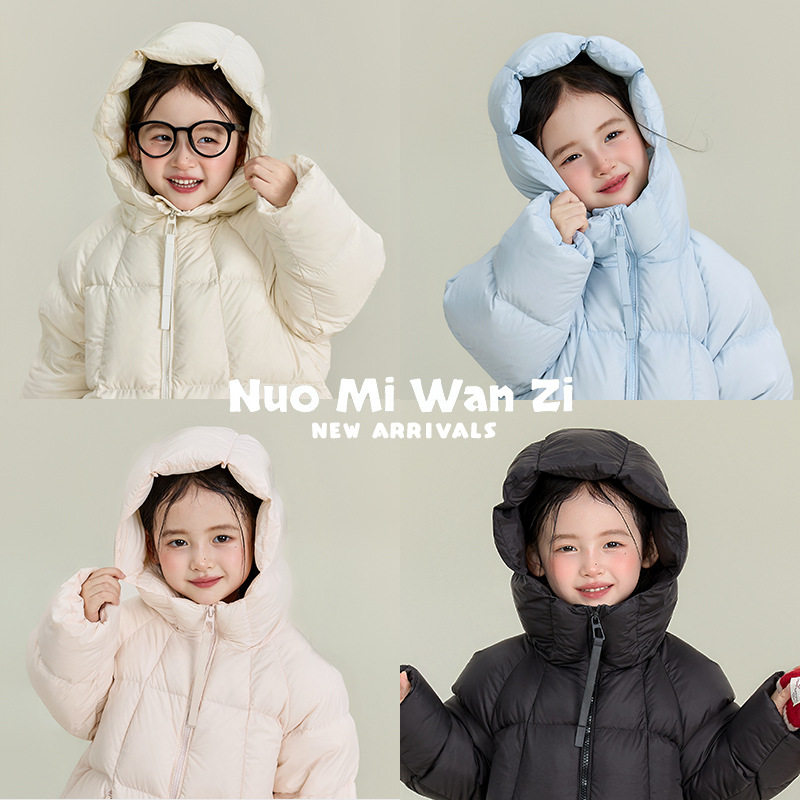 现货速发糯米丸子童装25冬季女童韩版保暖连帽羽绒服三防90白鸭绒,童装/婴儿装/亲子装,羽绒服,淘宝优惠券,粉丝福利购,淘宝优惠卷