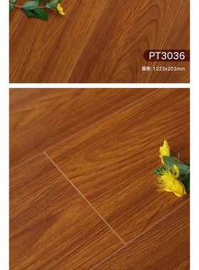 厂家直销强化复合地板12mm家用E0级卧室环保耐磨防水灰色复合地板