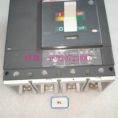 议价ABB断路器未使用件T5L630-500A4P,功能包好成色