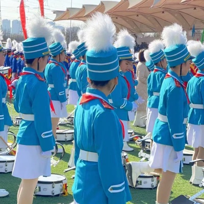 新款鼓号队服装中小学生仪仗队升旗手服装少先队幼儿园管乐队演出