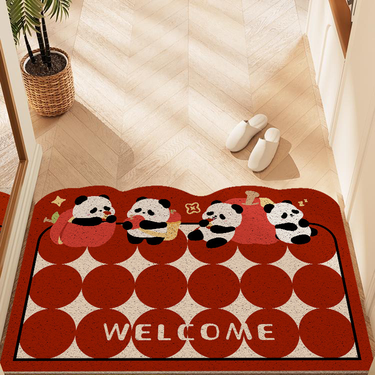 卡通丝圈入户门丝圈卡通进门地垫