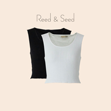 芦苇种子ReedSeed｜罗纹针织修身背心 RS01007