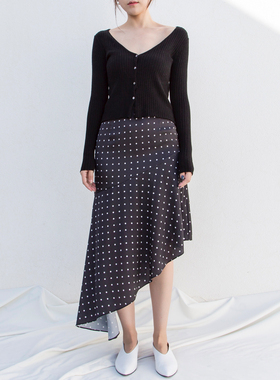 罗纹针织修身开衫 RS01008