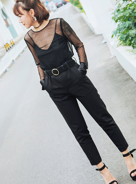 芦苇种子ReedSeed｜娇小版经典百搭高腰铅笔裤西裤 RS05001