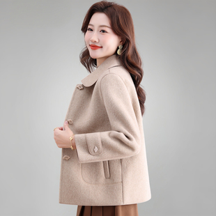 小香风外套女短款2026春装新款高端大气羊毛呢子大衣洋气妈妈上衣
