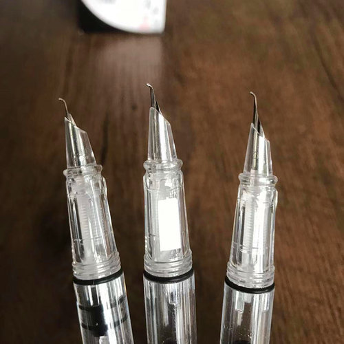 透明大容量暗尖美工钢笔