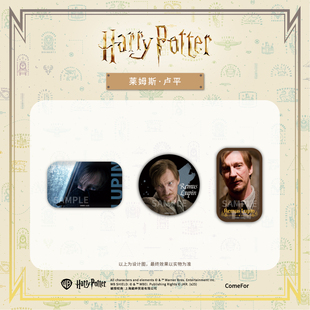 ComeFor哈利·波特电影人物系列马口铁徽章 莱姆斯·卢平生日吧唧