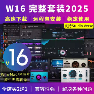 W16完整套装 Intrigger插件 Curves AQ/IDX/Studio Verse/Sync VX
