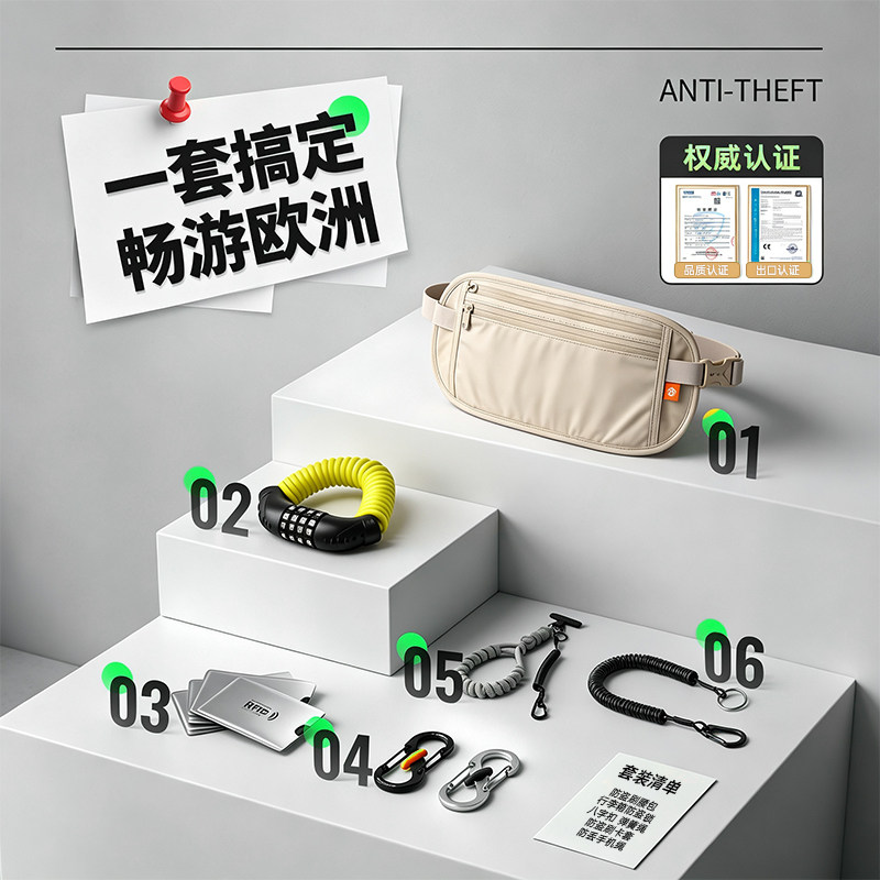 出国防盗神器行李锁手机防丢