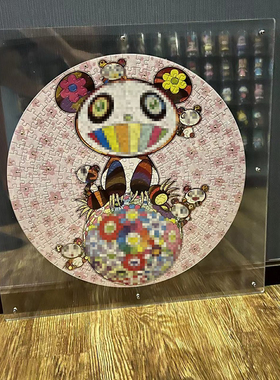 亚克力圆形ensky村上熊猫画框