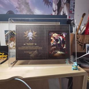 亚克力色纸展示框镭射标相框收纳架谷美咕吧唧原神拍立得海报裱框