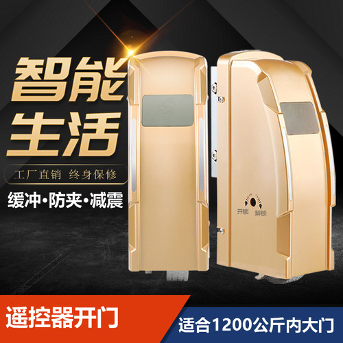 赛诺佳开门机自动对开电机别墅智能门机电动八字遥控走轮闭门器 - 封面