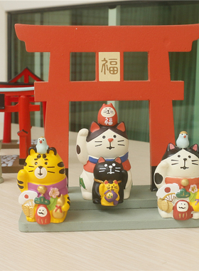 杂货日式纳福招财猫小摆件