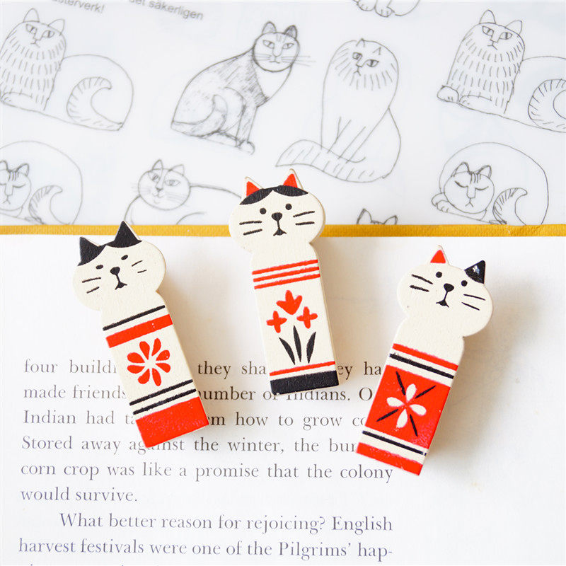 猫部杂货日式昭和风q萌便签条