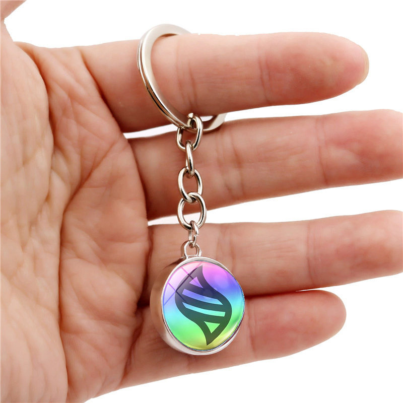 挂件卡通动漫水晶玻璃球吊坠钥匙链挂饰礼物口袋妖怪皮卡丘钥匙扣