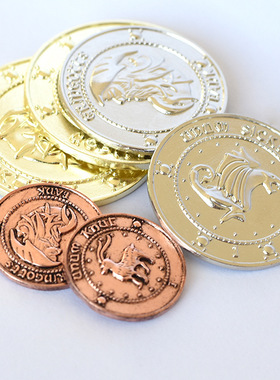 魔杖硬币猫头鹰沙漏项链金加隆纪念币徽章哈利电影古灵阁套装