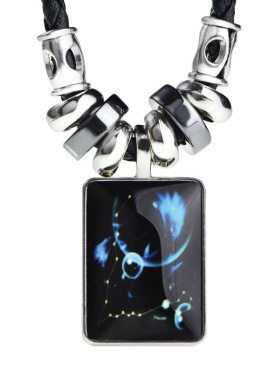 十二星座项链男款潮牌星空吊坠女百搭简约夜光梦幻学生挂件