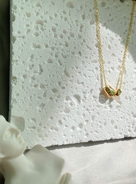 闭眼入 极简高级感金属豆豆锁骨链一款多戴百搭饰品