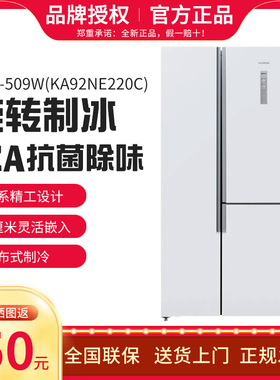 SIEMENS/西门子 KA92NE220C(BCD-509W)超薄嵌入抗菌冰箱KA92NEB43