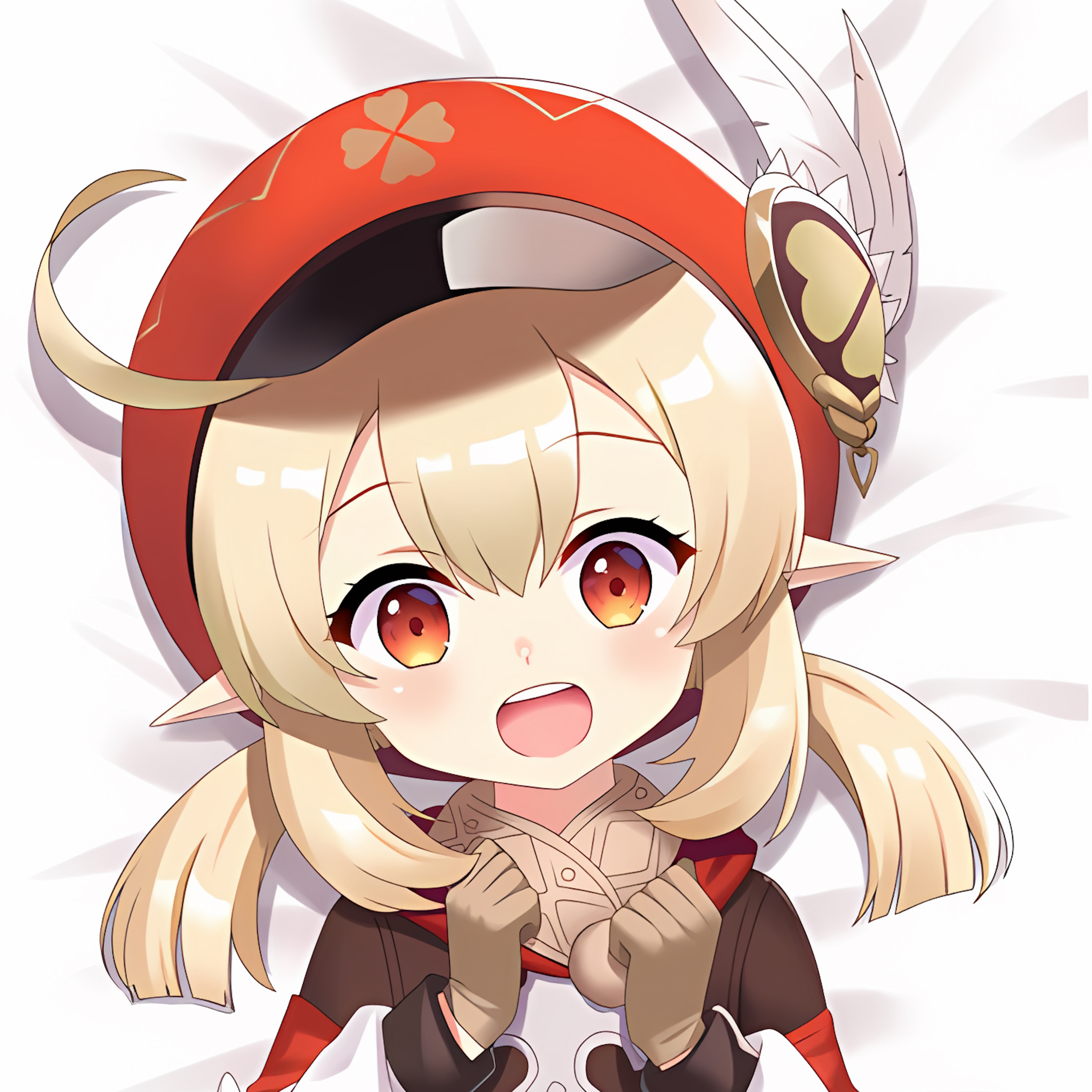 原神手游周边可莉二次元小抱枕全身动漫定制等身抱枕套来图定制