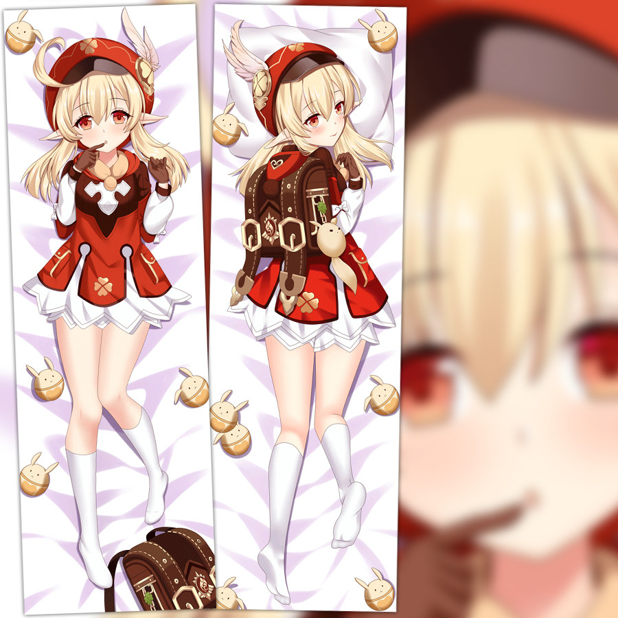 原周边神可莉动漫等身抱枕 二次元周边长靠枕礼物枕套diy定制