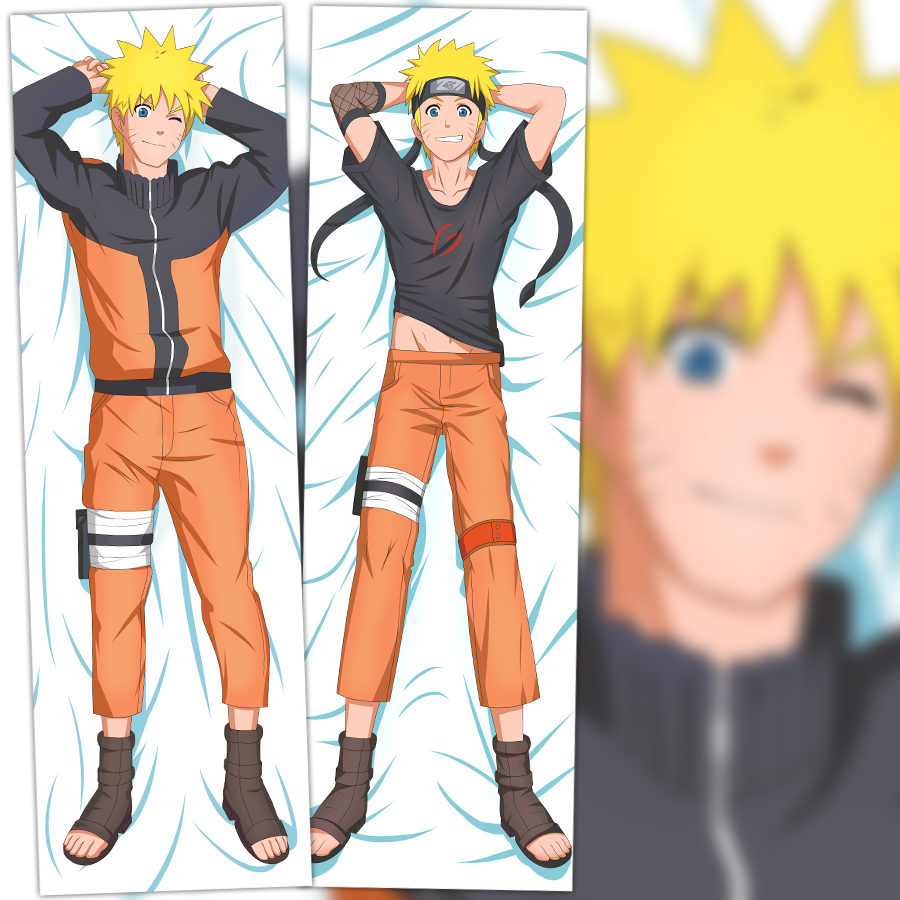 火影忍者 鸣人等身抱枕动漫周边二次元礼物定制长条枕套2WT棉枕芯