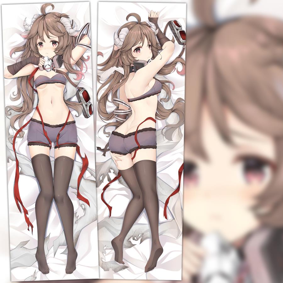 原创明日方舟 艾雅法拉 动漫双层等身抱枕 靠枕方枕 2wt抱枕套