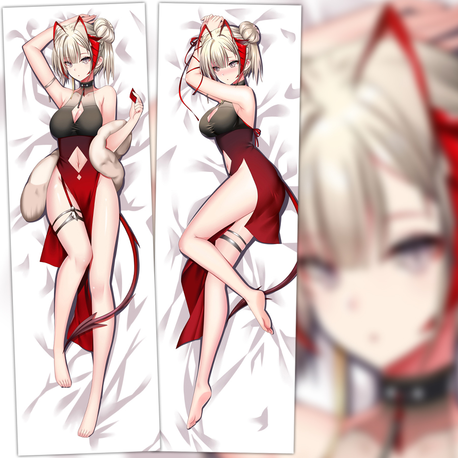 明日方舟旗袍W动漫周边二次元等身抱枕套靠枕睡枕 2wt枕套 方枕