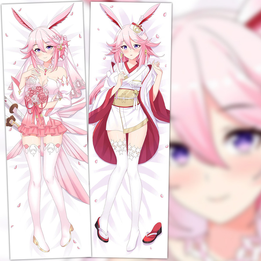 八重樱抱枕崩坏学园三崩坏周边动漫游戏二次元等身抱枕套来图定制