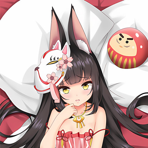 碧蓝航线等身抱枕长门宅男二次元DIY周边礼物动漫靠枕套 2WT