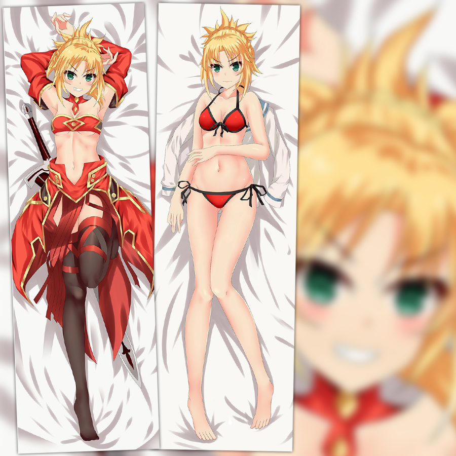 FATE莫德雷德Rider动漫周边等身抱枕长靠枕方枕二次元礼物定制