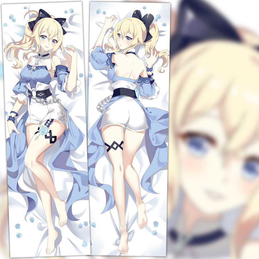 原神 琴海风之梦 动漫周边礼物 宅男等身抱枕套长睡枕靠垫