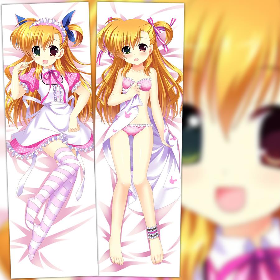 魔法少女奈叶vivid 高町薇薇欧 动漫等身抱枕 靠枕2wt抱枕套