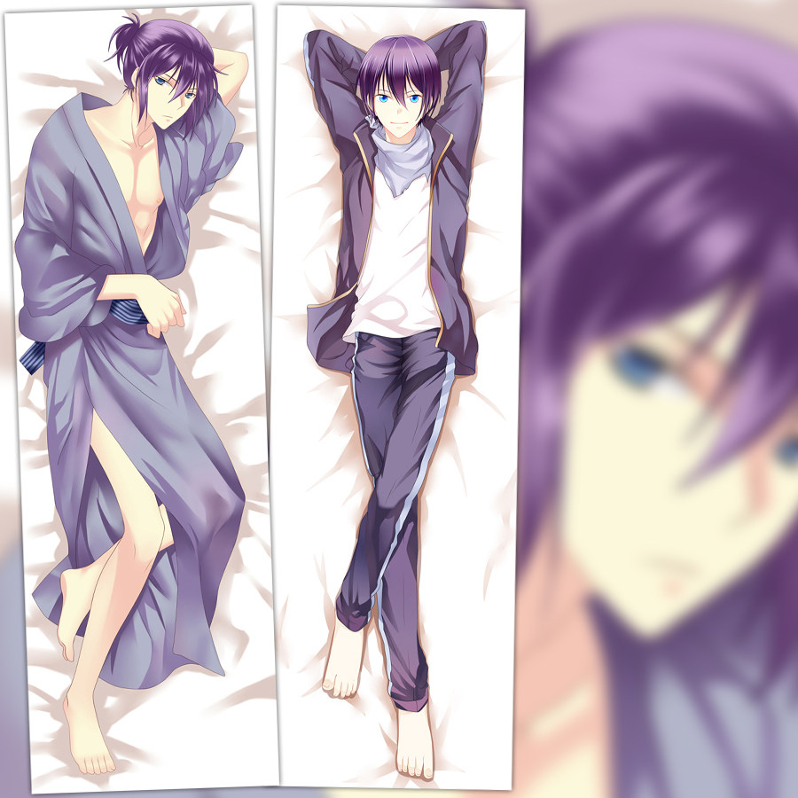 野良神夜斗雪音二次元等身抱枕床上双面长条靠枕头套定制生日礼物