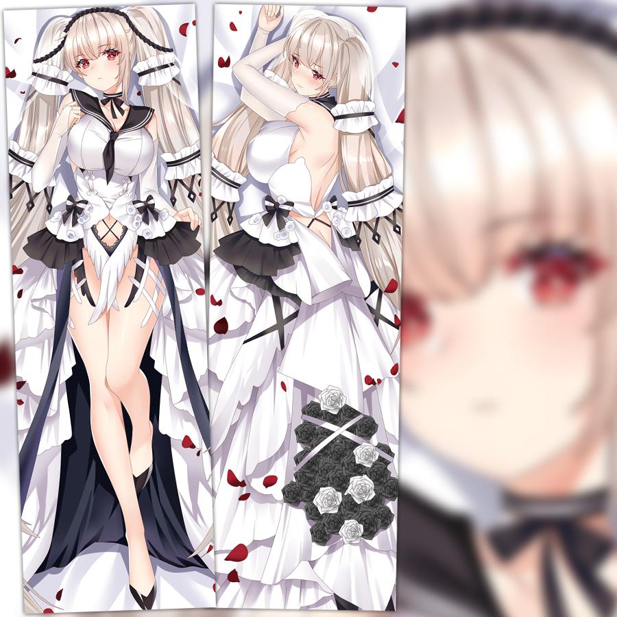 碧蓝航线手游 可畏 动漫等身抱枕游戏周边定制二次元长靠枕套枕芯