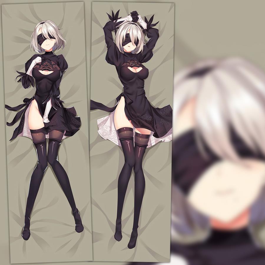 动漫周边等身抱枕 游戏尼尔机械纪元 2B小姐姐长抱枕礼物定制眼罩