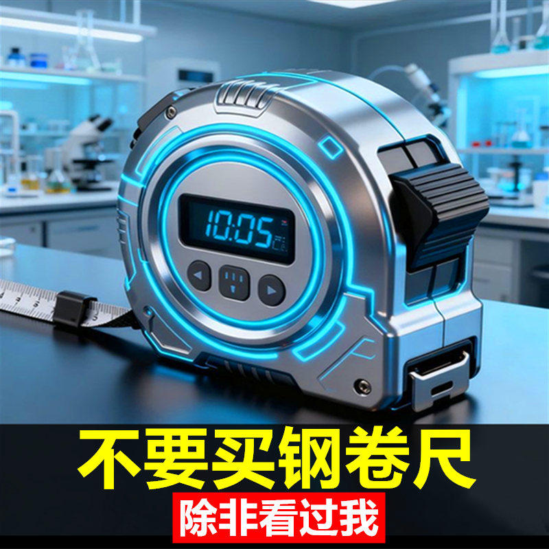 新型卷尺5米加厚加硬十大名牌品牌永不生锈国家一级精度7高级尺子