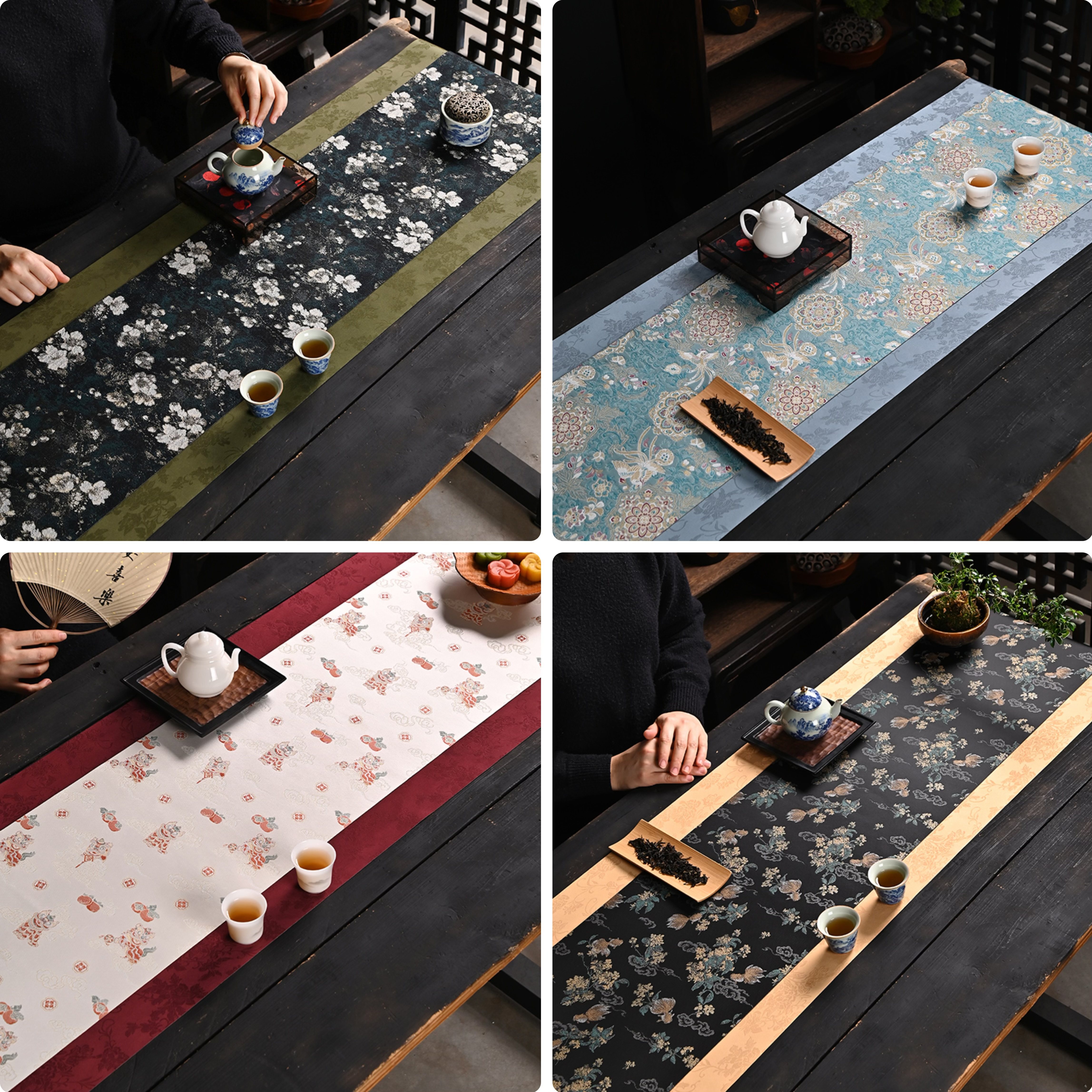 设计师款桌旗轻奢高端茶桌垫布新中式禅意茶台桌布茶几长条茶席,餐饮具,茶道/零配,淘宝优惠券,粉丝福利购,淘宝优惠卷