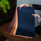 加厚中式 素雅提花干泡茶席垫子禅意国风桌旗布艺干泡席茶具配件