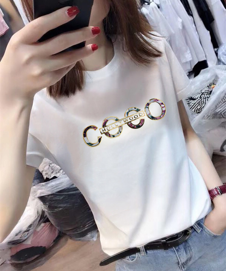 纯白色t恤女短袖纯棉黑打底衫TT恤