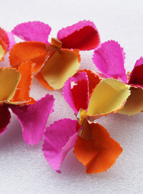 纸祈福中式客厅手工祝福