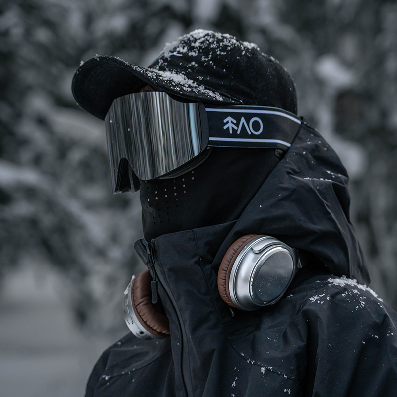 雪否  滑雪眼镜冬季护目镜男女防风防雾镜防护镜雪地护具磁吸雪镜