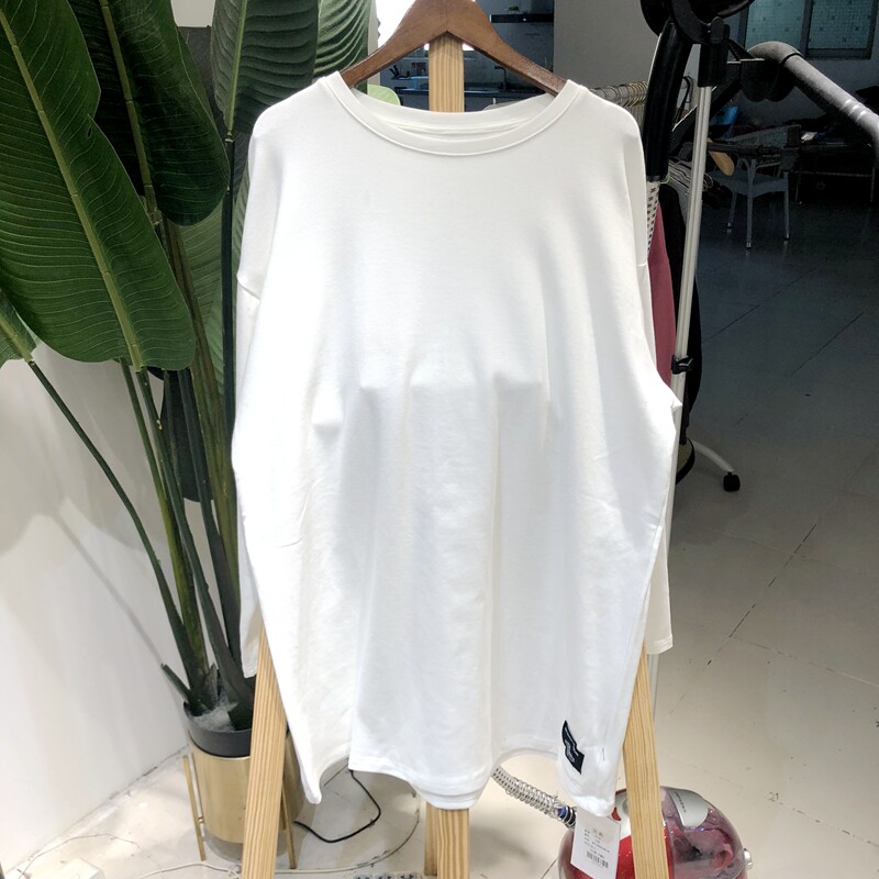 加厚磨毛纯棉女韩版长袖