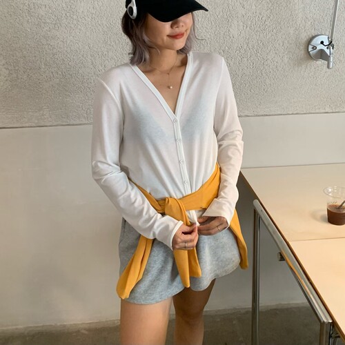 韩版短款竖纹短外套防晒